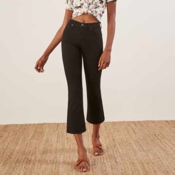 Reformation Denim - Reformation - Cropped Flood Jean